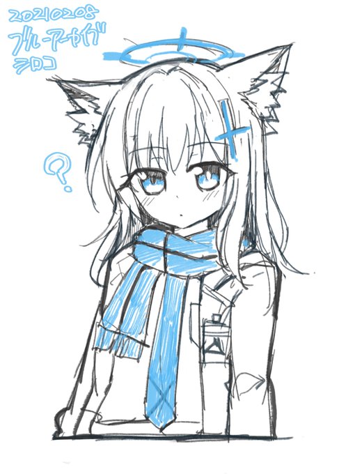 iPadで落書き
ブルーアーカイブのシロコかわいい 