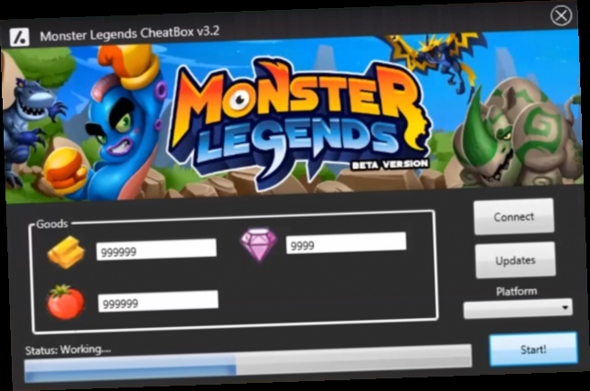 how to hack monster legends