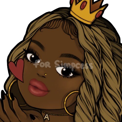 Simpcess's tweet photo. My amazingggggggg Twitch emotes made by the beautiful @mmanyei!!

My girl always does it up 😍😍, so talented!! Thank you again queen!

Also, I don't stream.. I just wanted emotes to use in other people's chats. 😜 https://t.co/QZPNUs2tyK