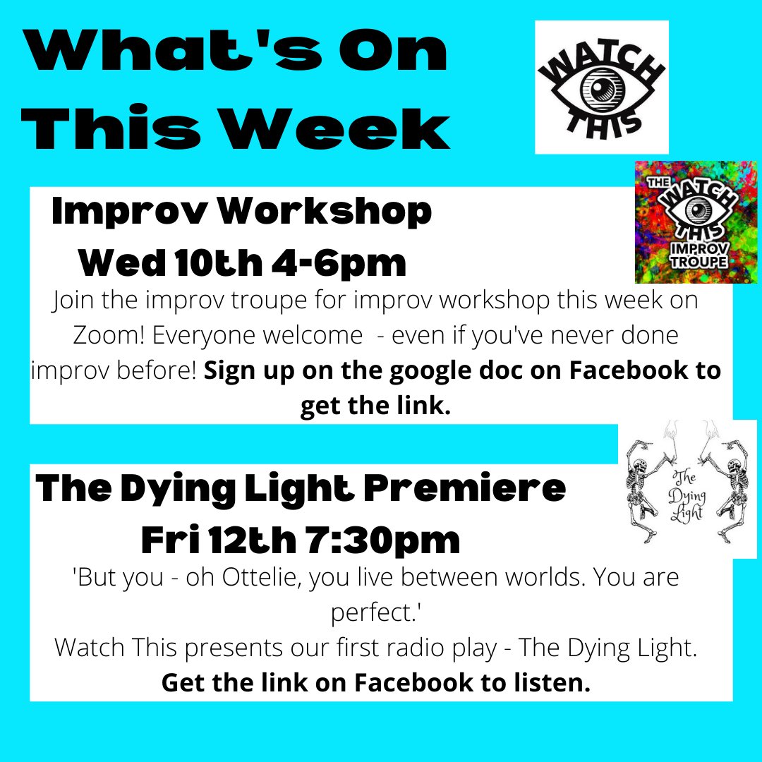 WatchThisBham's tweet image. Here’s an overview of what’s happening this week! 🎭#theatre #improv #uob #students #guildofstudents