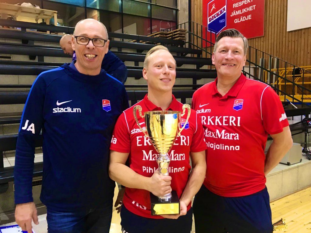 Wuhuuuu!!!! The 🏆 comes home!!!
Victory by 1 goal 20-19 after 70 min! 

Tack alla som stött oss!
Kiitos kaikille tukijoille ja faneille!Thank U 2 all who has supported us!

#NSC #DICHIF #DickenPower
✌🏻❤️🏆💙✌🏻