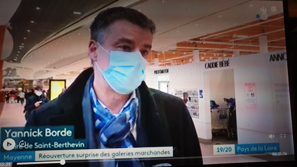 YannickBORDE's tweet photo. Les #commerces des galeries marchandes de @LavalAgglo @saintberthevin ont pu rouvrir. Évitons de vouloir voir appliquer partout les mêmes décisions et travaillons avec les préfets pour adapter les situations #COVID19france j'ai été entendu par @Prefet53 https://t.co/WsZIfGvmp3