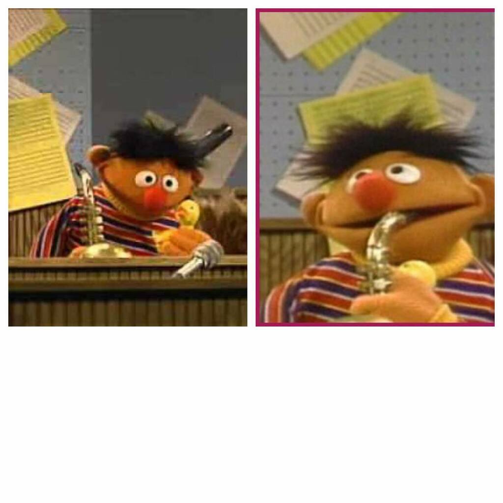 ponceman's tweet image. Put down the ducky Ernie and play your saxophone #putdown #ernie #ducky instagr.am/p/CK__mB5BFI9/