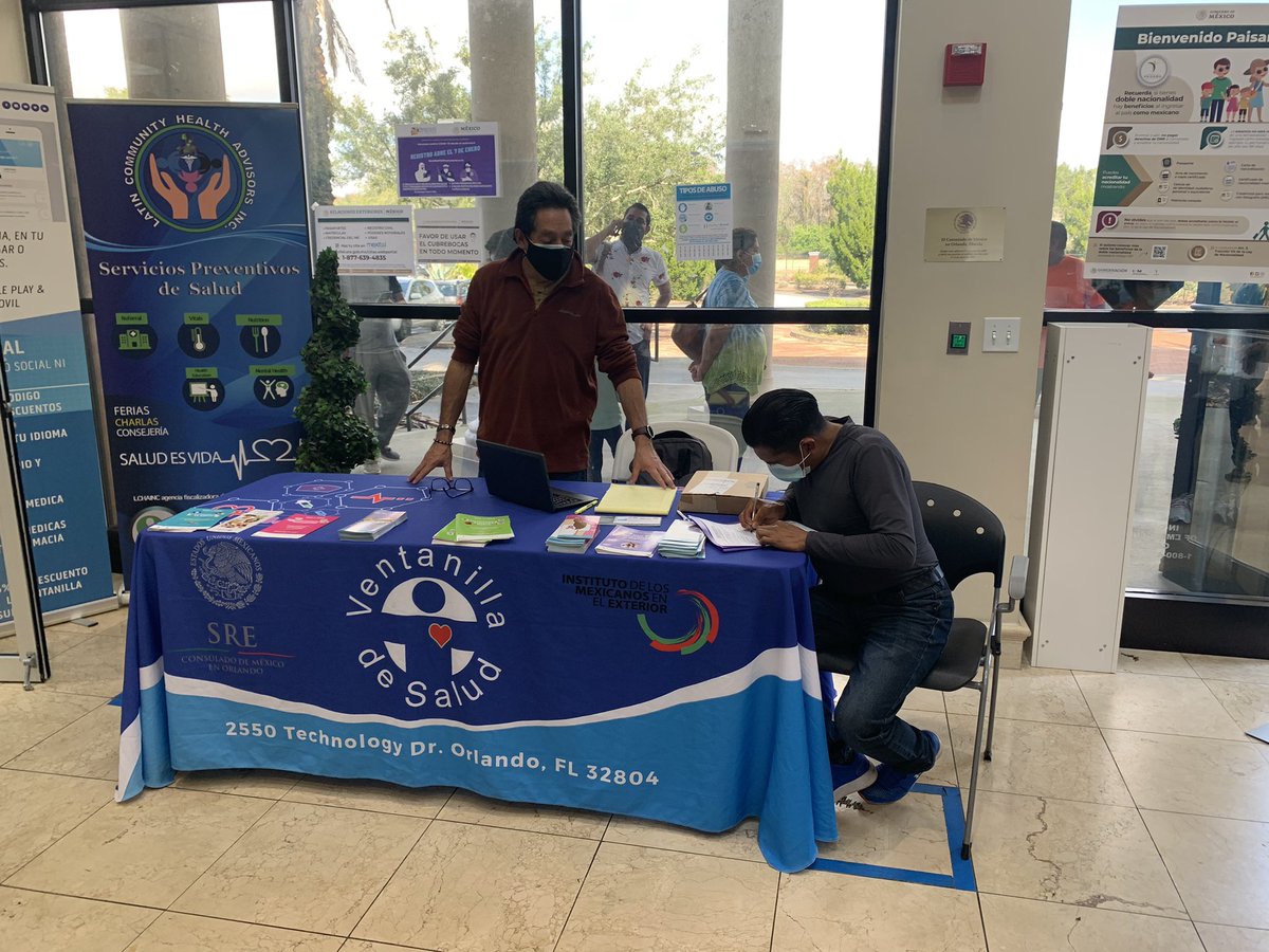 VDSORLANDO's tweet photo. @VDSORLANDO @ConsulMexOrl #jornadaDominical #saludparatodos #VacunasCOVID19 #Mascarilla #saludVirtual @SSalud_mx @IME_SRE @erickhdzrdz @Janifeb https://t.co/vlZLVcAYNT