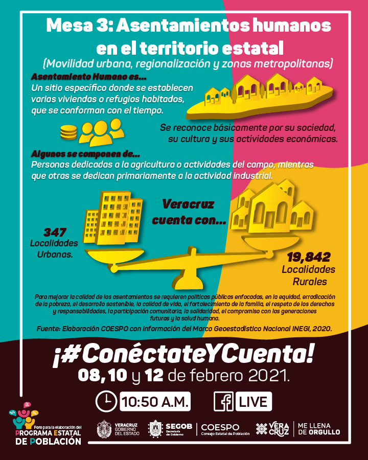 CoespoV's tweet photo. El día de mañana continuamos con las actividades del 💬#ForoPEP, el cual tienen el fin de escuchar y tomar en cuenta los diferentes puntos de vista. ¡#ConéctateYCuenta! mañana en la Mesa 3 con el tema: #AsentamientosHumanos.
🗓 Mañana
⏰ 10:50 a.m. https://t.co/gsWc8PvkKi