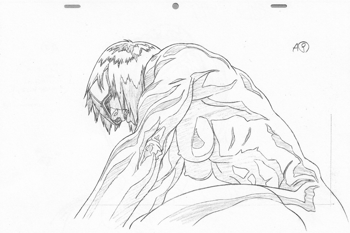 Some Ghost in The Shell (攻殻機動隊) production materials.
The first one was made by Toshiyuki Inoue (井上 俊之).
The second was made by Hiroyuki Okiura (沖浦 啓之).
The third was made by Mitsuo Iso (磯 光雄).
The last one was made by Hideki Hamasu (濱洲 英喜).