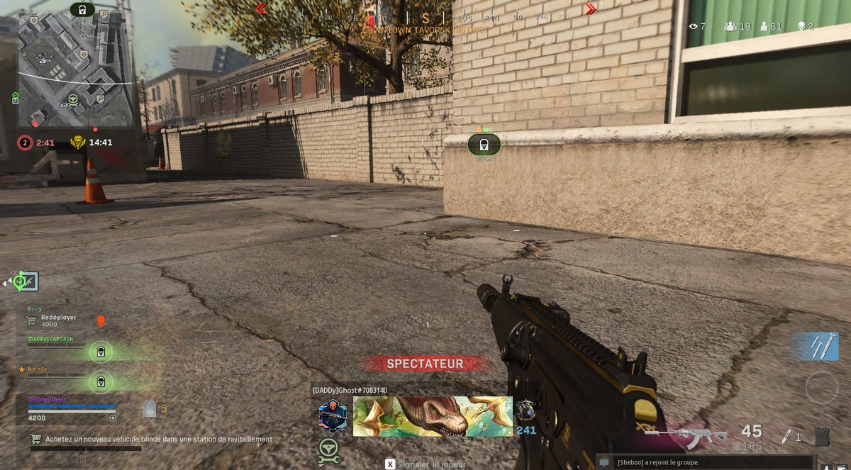 baurte's tweet photo. @Activision @AVTIassist @ATVISupport @BlizzardCSEU_FR 
Ce joueur est invisible comme vous pouvez le voir sur le radar en haut à gauche fait quelle que  chose !! il ruine l'expérience des joueur https://t.co/aLwtAFjgRC