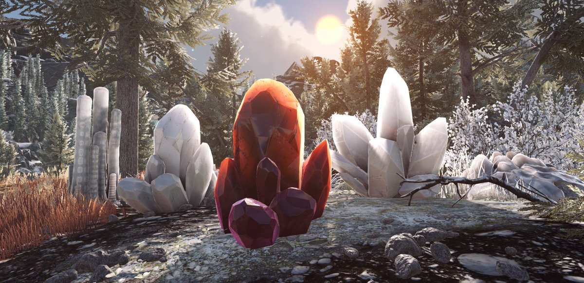 ProjectTiamat's tweet photo. I heard ARK people love crystals for some reason π I thought about giving you a real reason π₯°π Say hello to our new crystals β€οΈ
@survivetheark @ZenRowe #arkmodprogram #sponsoredmod #mapping #leveldesign #snow #ice #watershader #UnrealEngine #lightning #foliage #crystals https://t.co/HNwr2GQrdC