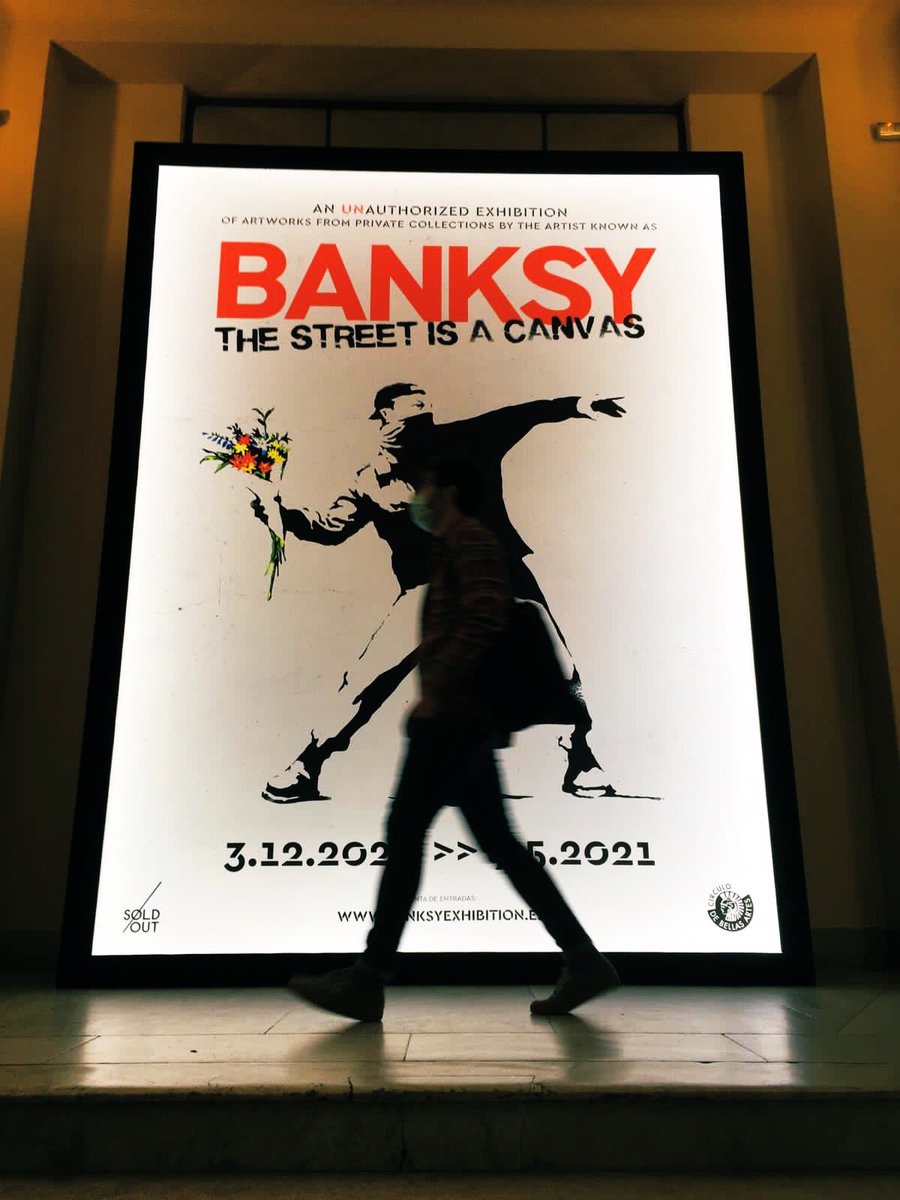 Breathtaking 👌🏼 #Bansky #thestreetisacanvas #Madrid