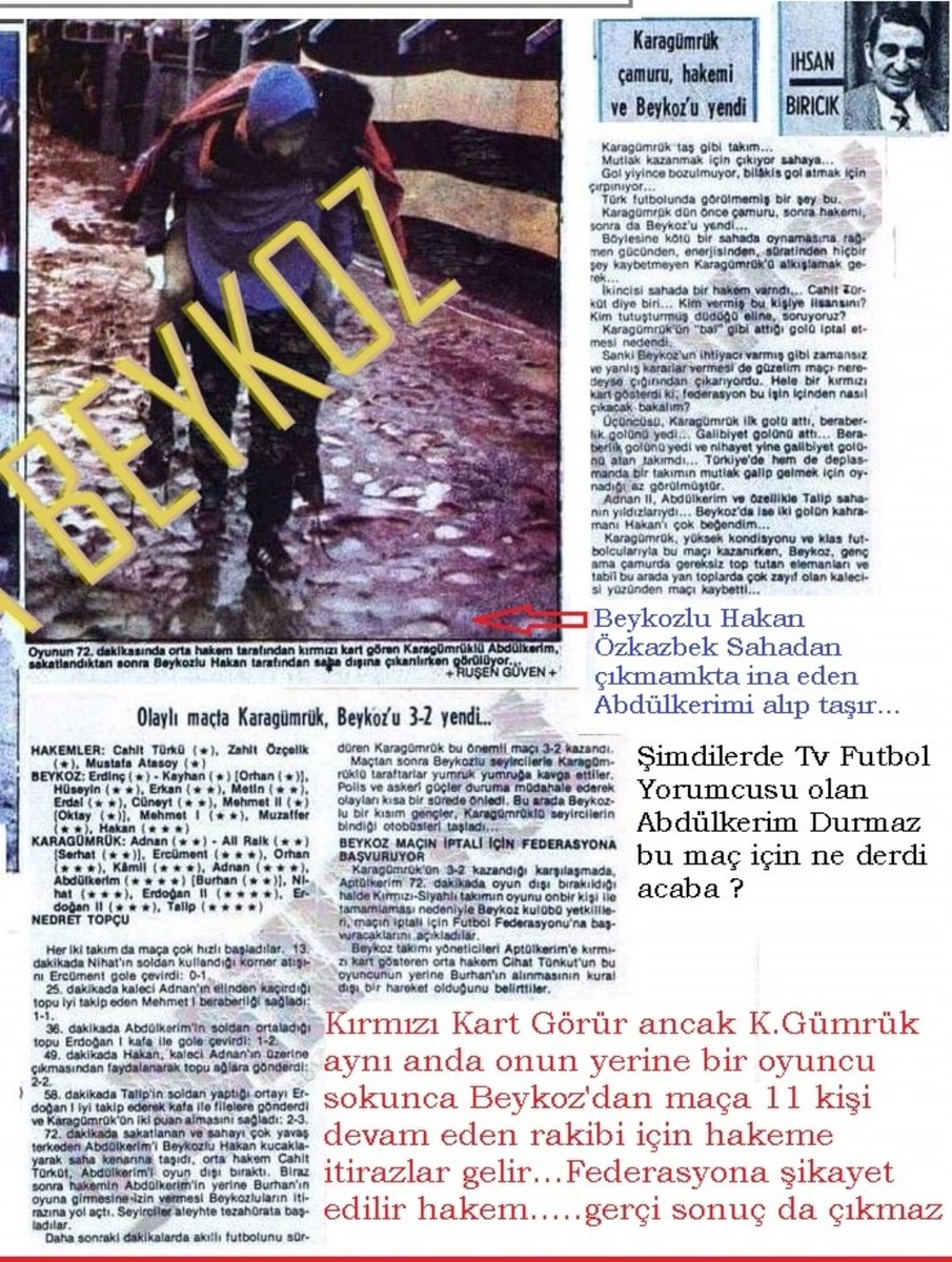 AliKaraman1987's tweet photo. @onuryildiztv Onur bey hayırlı geceler Ben Beykozdan Ali.
 Abdülkerim abimize bu gece bir anisini hatirlatmak istiyorum. Hatta kendisinin de bu macla alakalı anısı varsa dinlemek bizi mutlu eder.
1982-83 sezonu Beykoz-Karagumruk maçı https://t.co/SbEe1ZhTOc