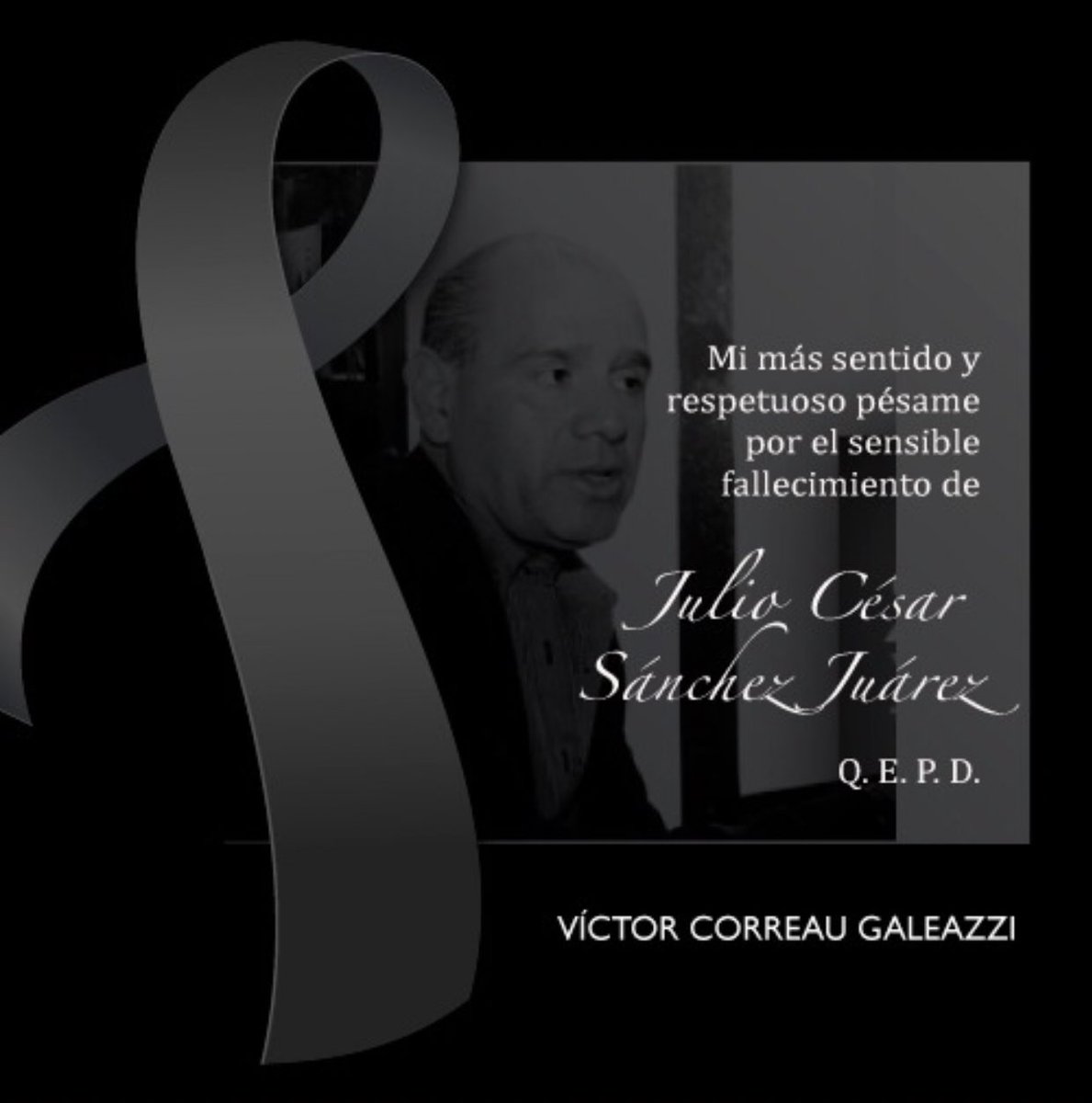 Lamento el sensible fallecimiento de mi muy querido amigo Julio, te vamos a extrañar, descanse en Paz.