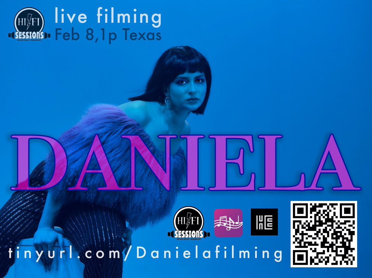 Live streaming event on MVP Vibe!  EXCLUSIVE “HiFi Sessions” Performance with Daniela Salinas Monday 2/8 @ 1pm CST only available on MVP Vibe #singer #music #houstonlivemusic #bohemianphotography #jackpotts #Livestream #livemusic  #livemusicrocks #DanielaSalina #mvpvibe