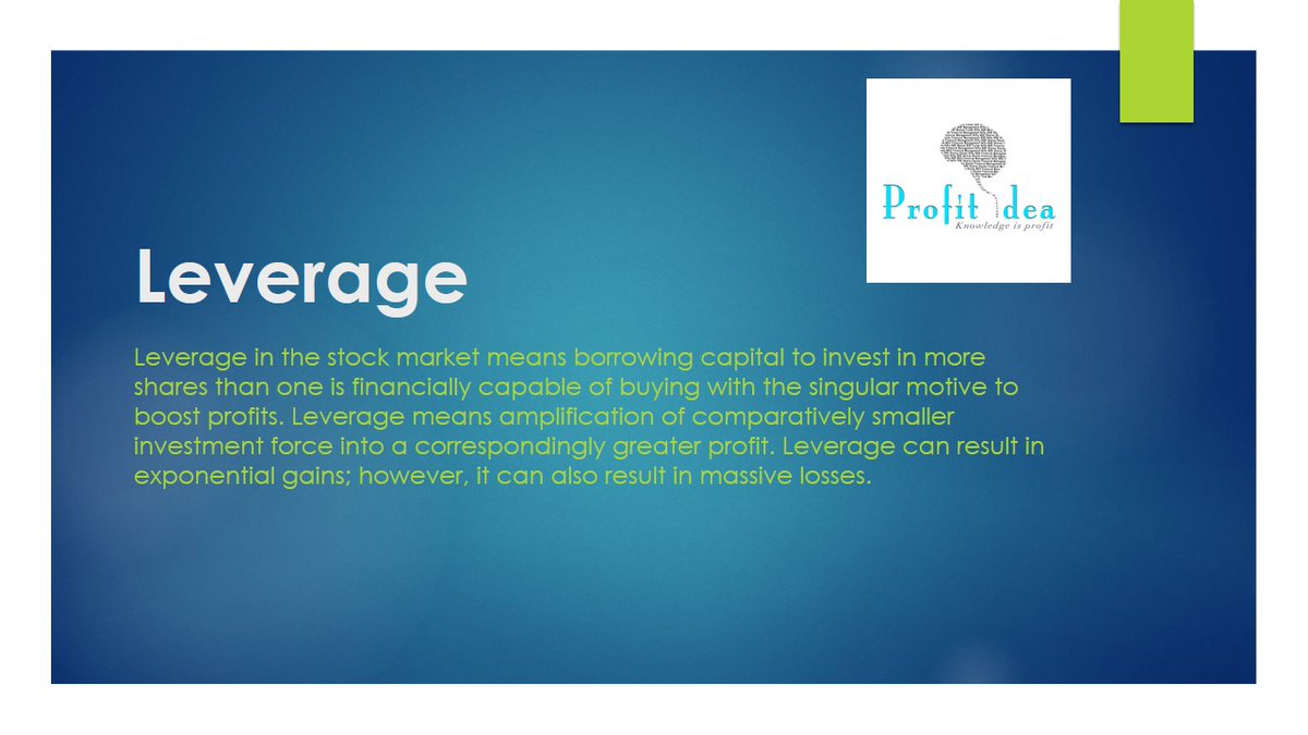 ankitapriya7's tweet photo. @varun23oct  #profitidea  #didyouknowfacts  #trading  #leverage https://t.co/qgvFujf3kV