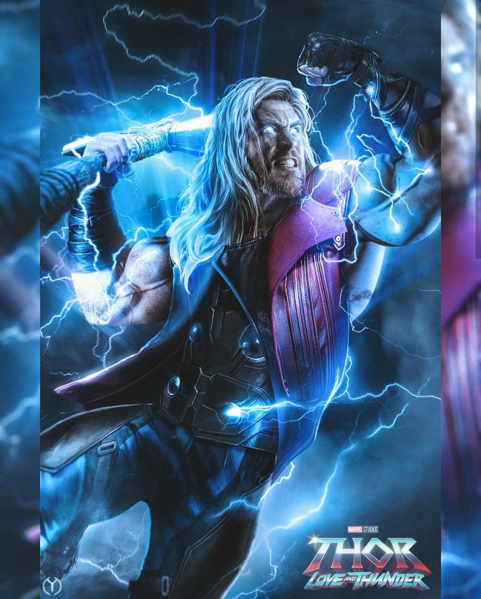 *Led Zepplin's 'The Immigrant Song' plays in the distance*

(Credit to @ultraraw26 on Instagram)

#thor #thorloveandthunder #marvel #avengers #mcu https://t.co/WcZ3BZ69tR