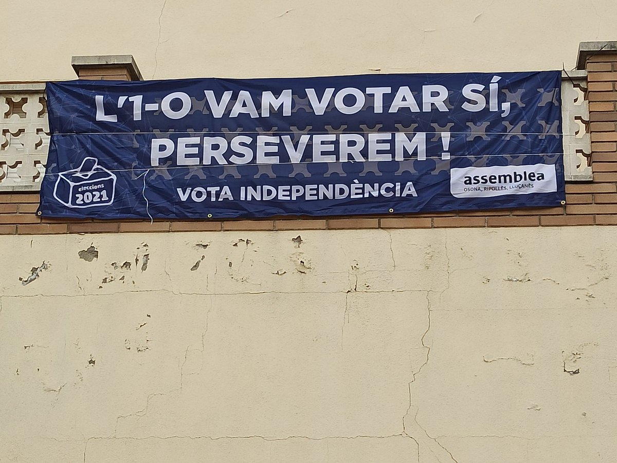 ACampdevanol's tweet image. #noetquedisacasa #votaindependencia