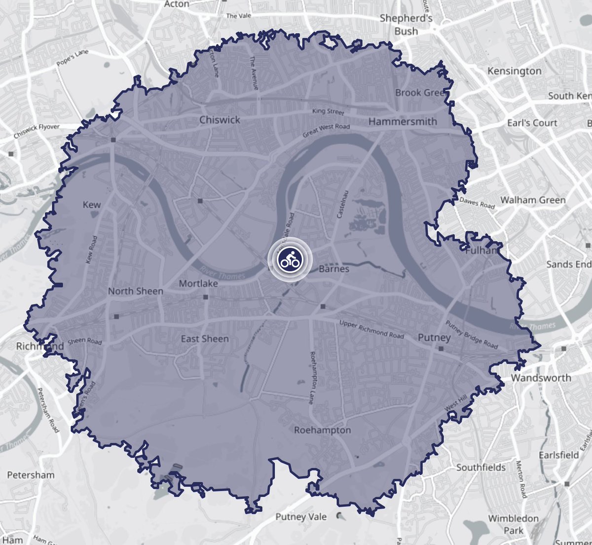 So here's where it is quite interesting. This is 15 minutes' walk from the High Street.And 15 minutes' cycle from the High Street. 3/...