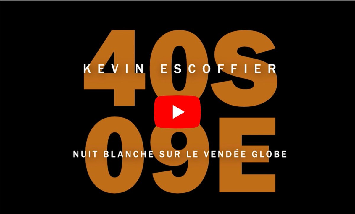 🎬🍿 40S 09E • NUIT BLANCHE SUR LE VENDÉE GLOBE

Si vous avez manqué hier la diffusion du film sur <a href="/canalplus/">CANAL+</a>, voici l'heure de la séance de rattrapage 😄

Rendez-vous sur notre chaîne YouTube pour le retrouver dans son intégralité ➤ bit.ly/3rB3Ktb

#VG2020 | <a href="/ImocaGS/">IMOCAGlobeSeries</a>