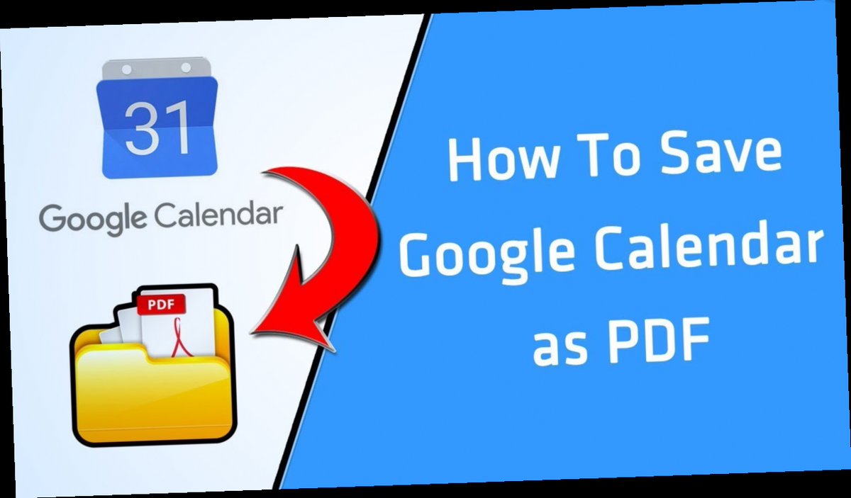 how to download google calendar as pdf / Twitter