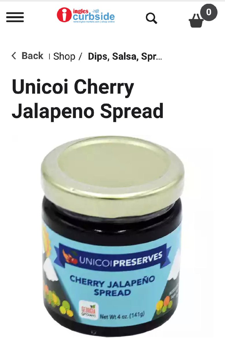 UnicoiPreserves's tweet photo. @InglesAdvantage is rolling out Curbside Pickup! Add #Local products to your order like our Cherry Jalapeno and @AnniesBread, a match made in heaven. #InglesAdvantage #grocerypickup https://t.co/O7JCwTHSXH