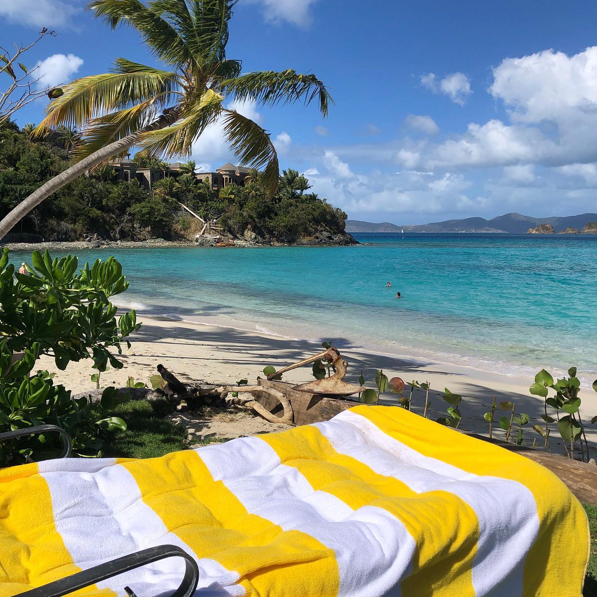 CruzBayRealty's tweet photo. There perfect Sunday on St. John #USVI - soaking up the sunshine and a glorious view. #peterbay https://t.co/0nkDmpgy5E