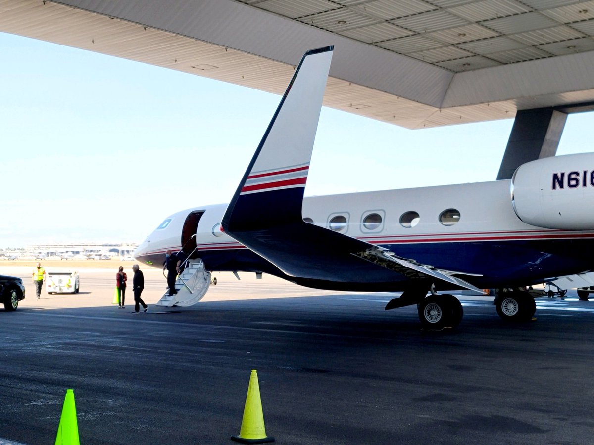 FlyTPA's tweet photo. We’re expecting to have about 200 private jets parked at TPA during the Super Bowl. The post Super Bowl departures push will briefly make us the busiest airport in the U.S., if not the world. #SuperBowl #GoBucs https://t.co/bN7zsebJiO