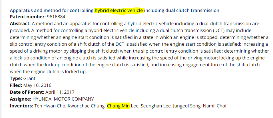  $LRDR 2nd Thread Cont:Chang Min Lee, holds the patents for the Air Purifiers but also holds other Patents being used by Kia, Hyunda, Samsung etc.