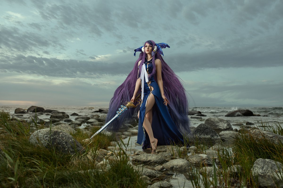 azproductioncos's tweet photo. Today I would like to share this picture which been stashed since June waiting for my CG compositing skills to level up. Little Mermaid, #SINoALICE by @Timbercosplay #cosplay #3dcompositing https://t.co/vv5Al2YObi
