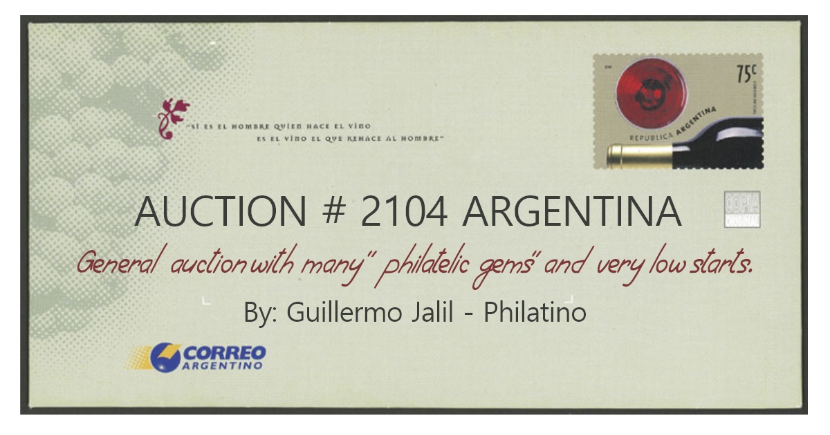 "philatelic gems"  by Guillermo Jalil ✌️✌️

View sale 👉 bit.ly/2LstXum

Closing at Thursday Feb 11, 2021 19:00 Argentina