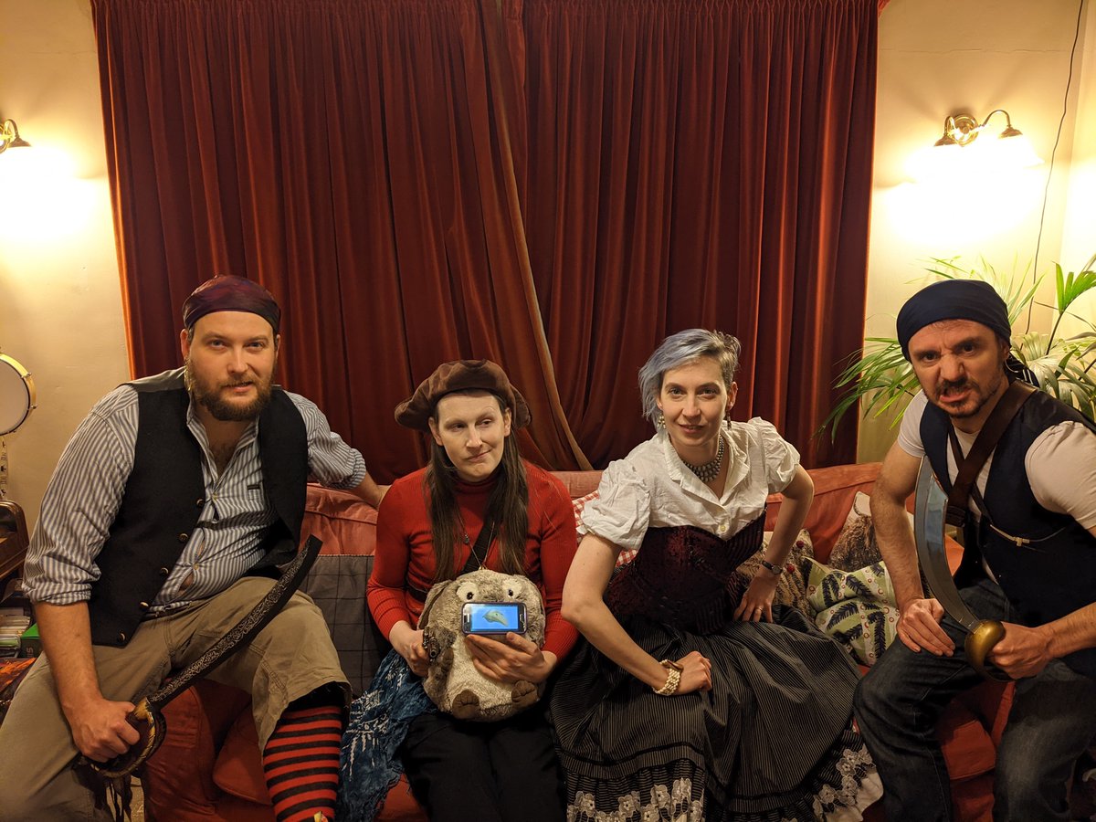 Mr_Tobin's tweet photo. Really looking forward sequel to LOOK OUT so we thought we would get in the piratical mood 🏴‍☠️ #mischeifmovienightin https://t.co/XMeDOhhWd0