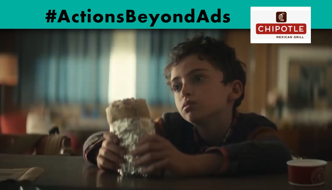 ANACMOMasters's tweet image. The Global CMO Growth Council salutes @Chipotle for making a difference for next generation farmers with a $5-million commitment. A burrito really can change the world. @SuperBowl Brands 4 Growth. Brands 4 Good. #ActionsNotAds @anamarketers. View Spot:  bit.ly/3p2dL0C