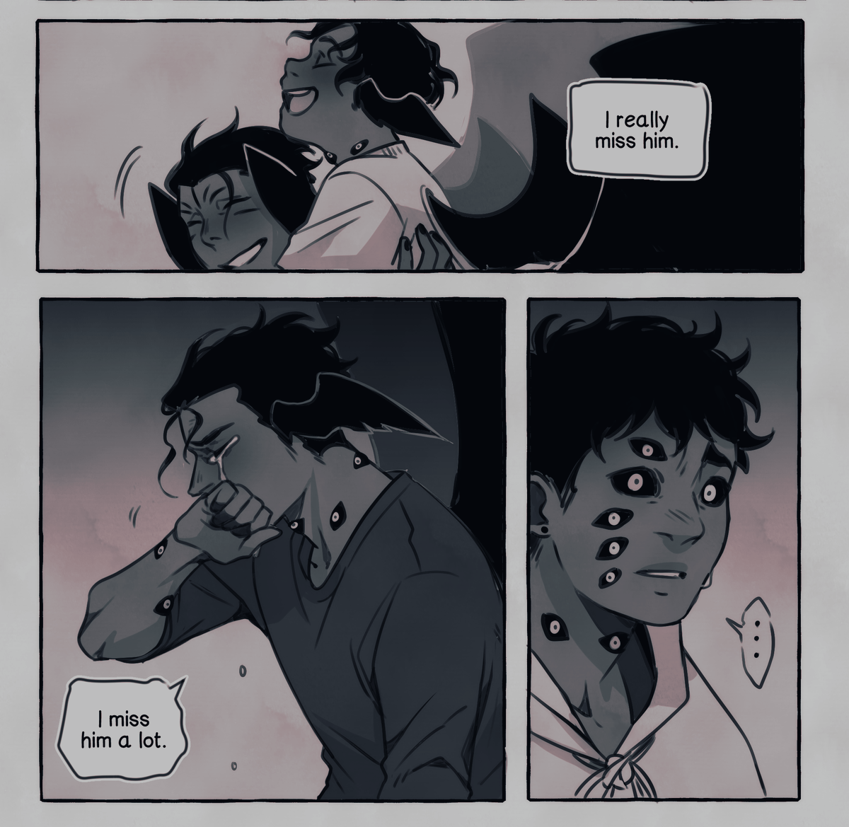 talking about ezechiel's father who died when he was young
sadly zach never had the chance to meet him and their mother's grieve was too huge to talk about him 