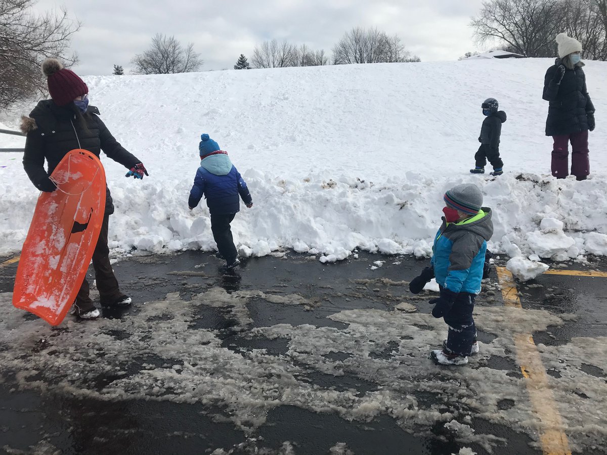 d61riley's tweet photo. Snow much fun sledding during Motor Group! https://t.co/E28FeAbEb0