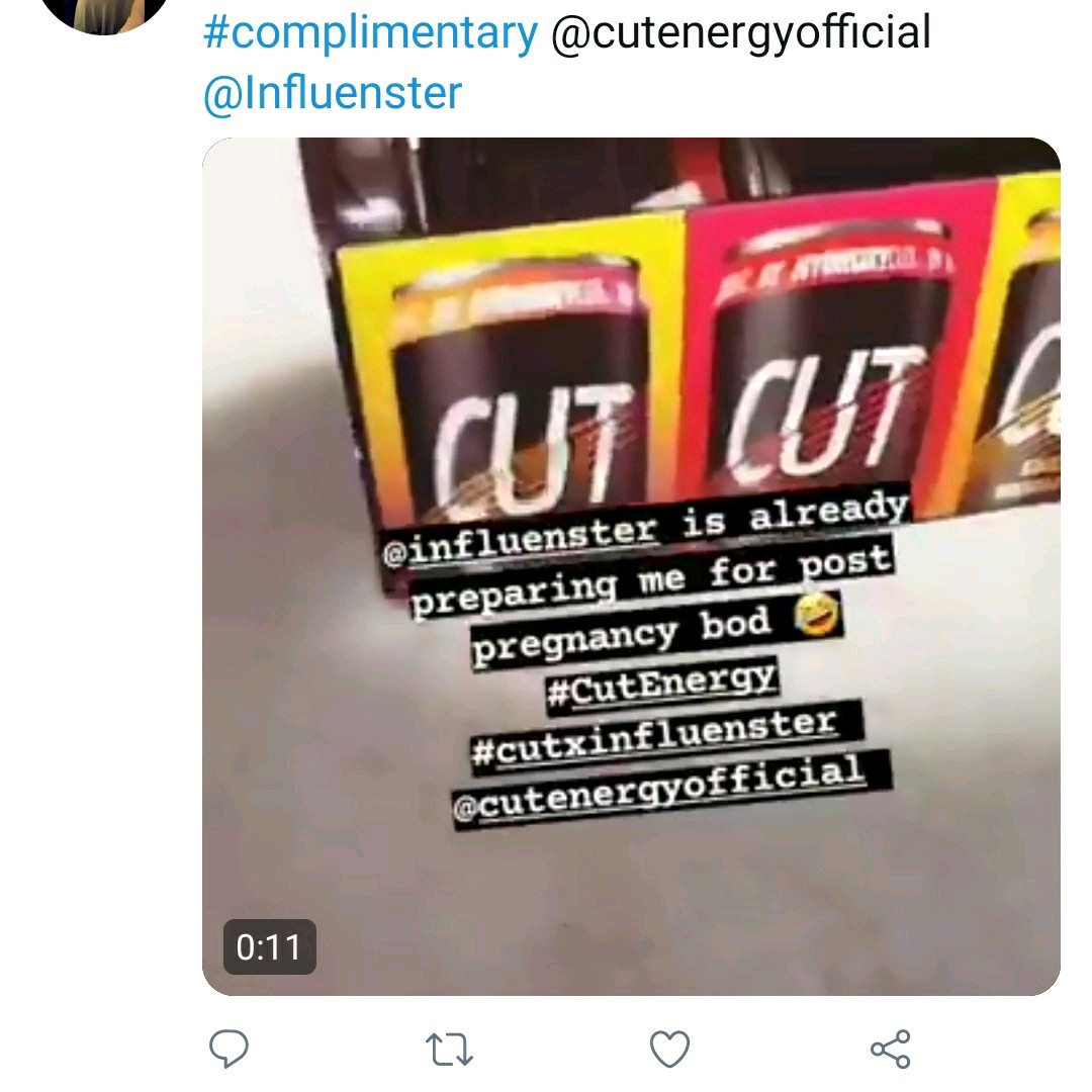 tabcatt_'s tweet photo. #CUTenergy #CUTxInfluenster #contest #complimentary @cutenergyofficial @Influenster https://t.co/X2k2h6GBEX