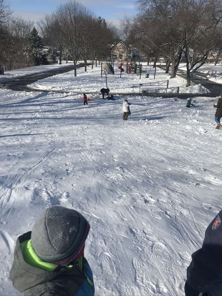 d61riley's tweet photo. Snow much fun sledding during Motor Group! https://t.co/E28FeAbEb0