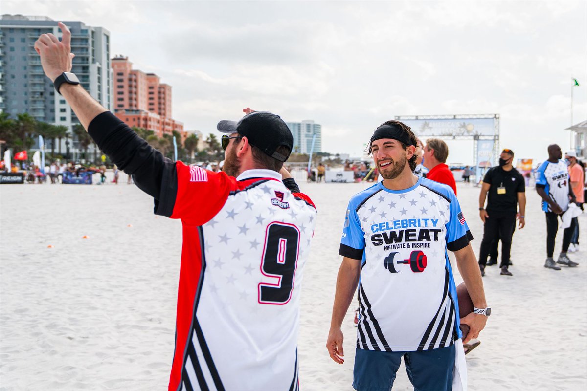 zackteperman's tweet photo. Epic day at the 21st Annual @CelebritySweat1 Flag Football Game in support of the military and first responders here in Florida 🏈 #superbowl #prlife #ztpr https://t.co/Z6ORqsALBa