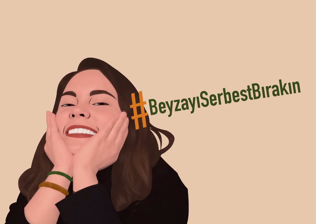 Okulumuzun sinema televizyon bölümü öğrencisi, sıra arkadaşımız Beyza'yı sırf öğrencileri korkutmak ve baskılamak için tutukladığınızı biliyoruz. Tüm arkadaşlarımız serbest bırakılmadan susmayacağız, durmayacağız. Siz de bunu bilin.
#BeyzayıSerbestBırakın