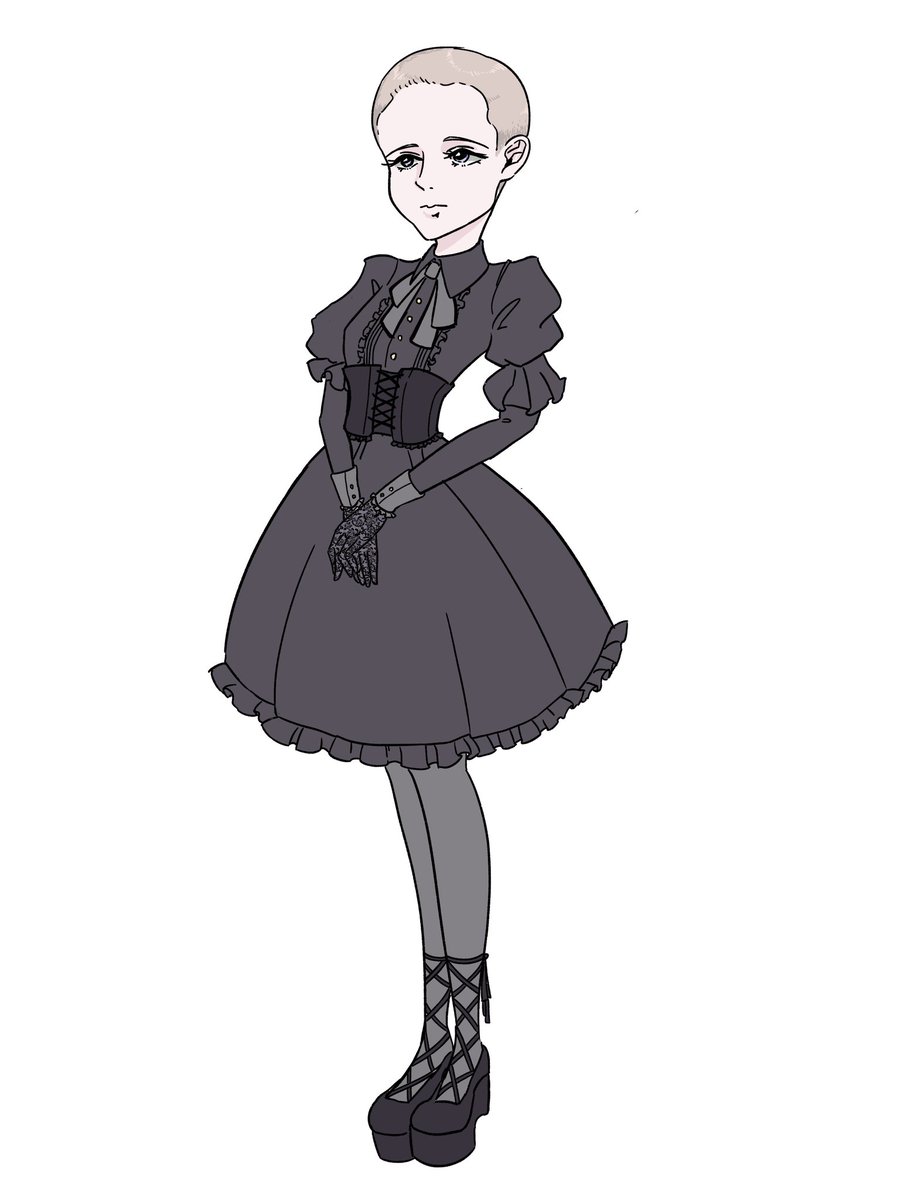 5番 坊主フェチ On Twitter ゴスロリ坊主です