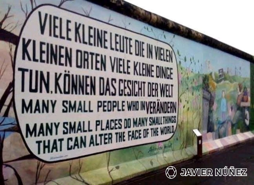 jnunezpalacio's tweet image. "Mucha gente pequeña, viviendo en lugares pequeños y haciendo cosas pequeñas, pueden cambiar el mundo"

#ElPoderDeLaTribu #ElPoderDeLasComunidades
