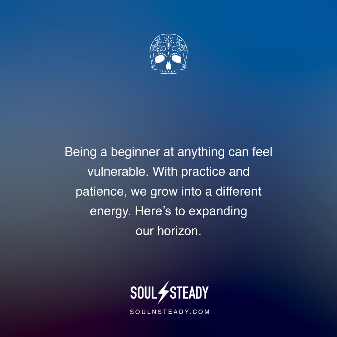 ⚡️Remember the last time you tried something new... Remember feeling like you had two left feet. But look at you now. Rocking it. 

Treasure being a beginner. Honor the process of growth and keep expanding! 🌕🌞⚡️ 

#love #heartenergy #inchbyinch #soulnsteady #patienc