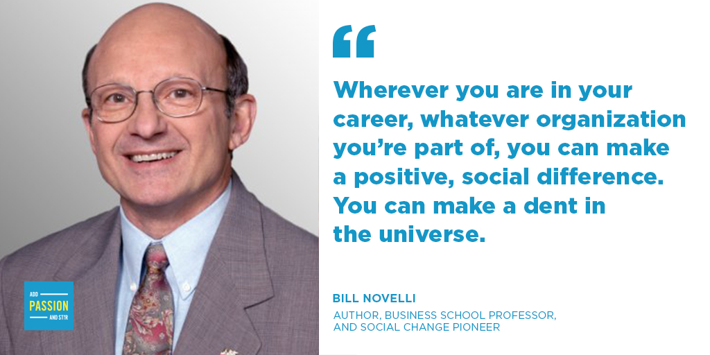 What’s the key to building a purpose-driven career?  <a href="/GUBizforImpact/">Business for Impact</a> founder and <a href="/msbgu/">Georgetown McDonough</a> professor <a href="/Bill_D_Novelli/">Bill Novelli</a> discusses the intersection of commerce and justice on the latest episode of #AddPassionAndStir. Tune in now: bit.ly/36ksqOm