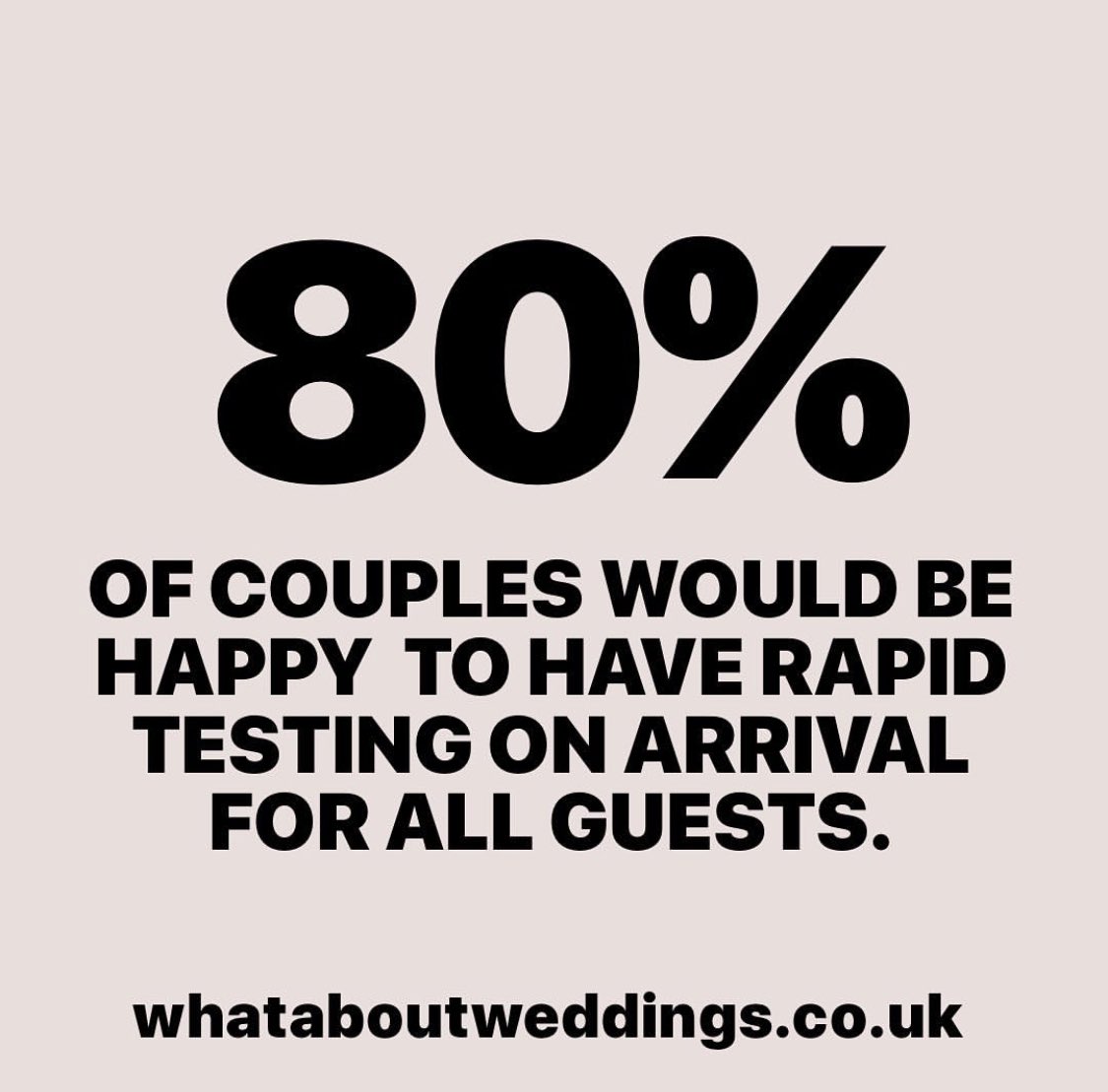 One of the solutions? Rapid testing. They are doing it in New York. They had successful pilots in Barcelona with NO social distancing and 1000 guests. Time the UK caught up! <a href="/scullyp/">Paul Scully</a> #whataboutweddings