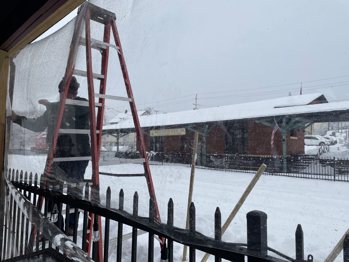 BoontonStation's tweet photo. We are giving you back the view! Safe, weather protected, warm &amp; beautiful @BoontonStation https://t.co/rGUbneM3mJ