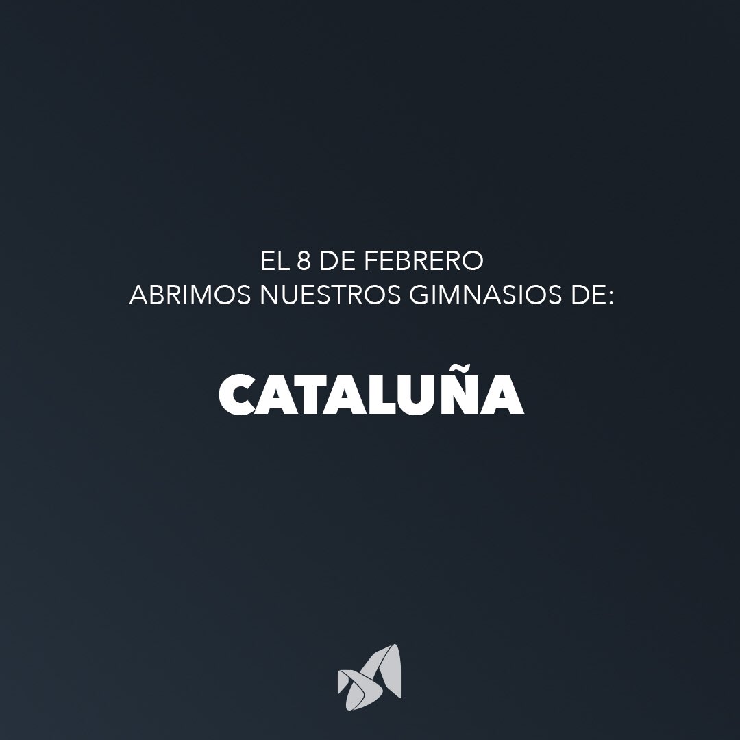 ¡Este lunes abrimos de nuevo los gimnasios McFIT de Cataluña! Os esperamos 💪😉