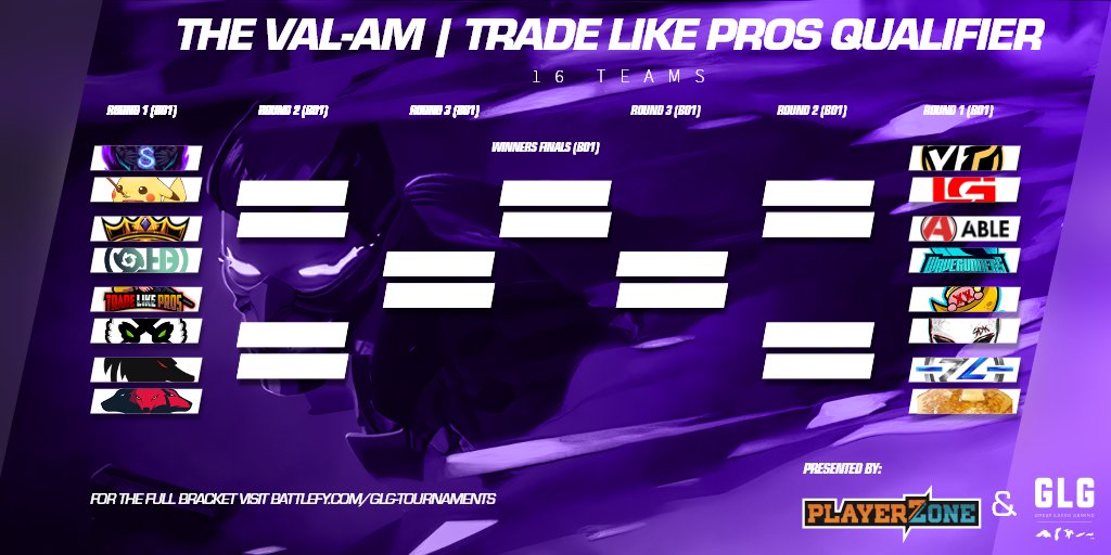 🚨THE VAL-AM🚨

Put those horderves in the oven, tip the pizza person a little extra today, and get ready not only for the Super Bowl, but tomorrow's #ValAm!

The <a href="/TradeLikeProsGG/">✨ TLP ✨</a> Qualifier:
📺Main-Stream: twitch.tv/glgaminglounges
🅱️-Stream: twitch.tv/search?term=pl…