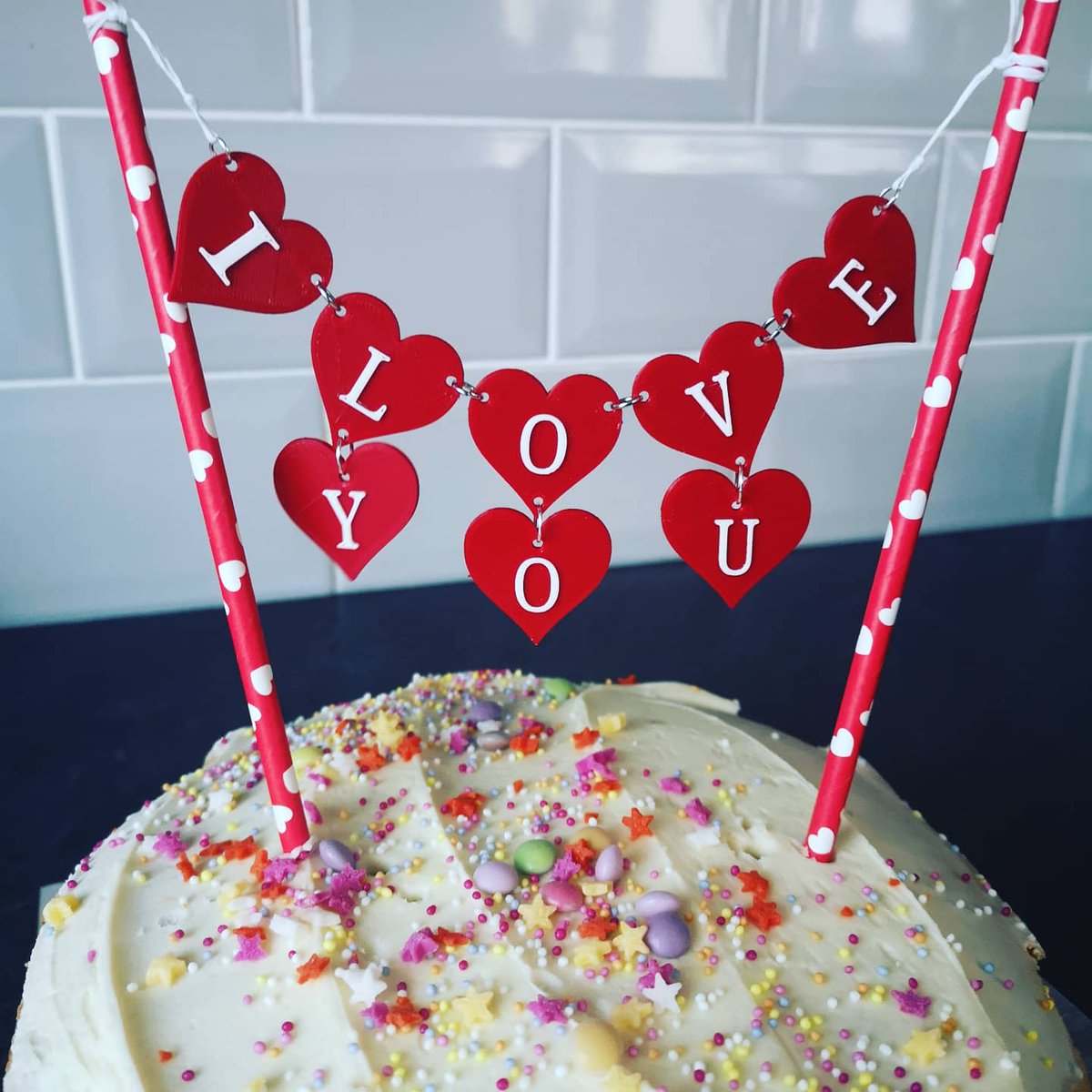 stamps_uk's tweet photo. I love you cake topper, made of eco plastic can be re used over and over and over you get the picture. Link to shop in bio. #iloveyou #love #LoveYou #lovefamily #bemine #missyou #sweettooth #ValentinesDay #ValentineWeek #loveallyear https://t.co/K2SVLpGrCG