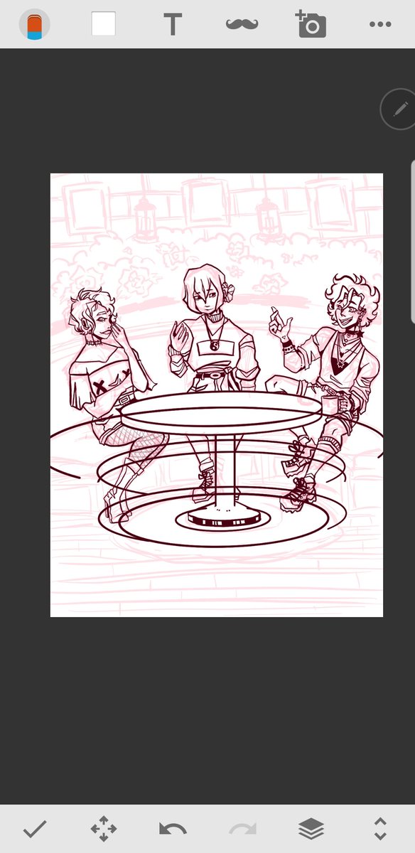 sumuckonock's tweet photo. Hello y'all I got some OC art, two of the characters belong to @/amentris on Instagram, go check them out ayo. Anyways here are y'alls wips https://t.co/1C3NRb9Tl0