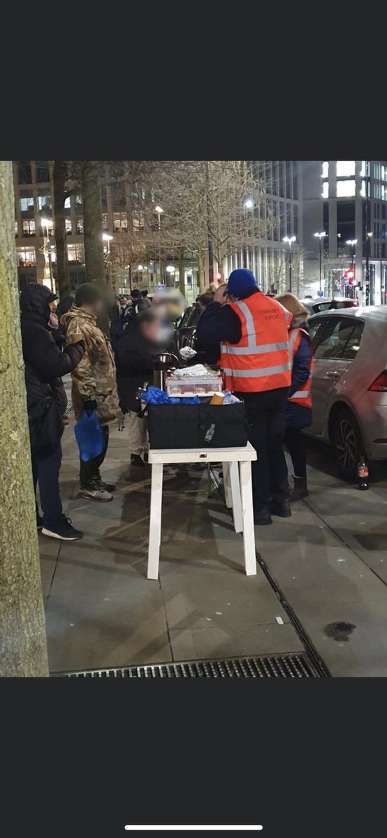 Back from another successful nights outreach.
❤️☕️☕️❤️
As a group we don’t just give hot meals and drinks, we also give a friendly ear and warm conversation. Please remember that we are here for anyone that wants to talk. 
We offer support to our friends in a variety of ways ❤️