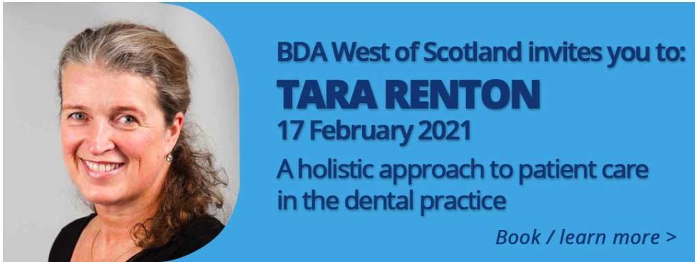 Hello everyone! Stay tuned for news of our upcoming lecture dates but in the meantime ... all Odonto members have a free place at the BDA's 17 February Lecture from Tara Renton on Holistic Dentistry, Book now! bda.org/events/branche…