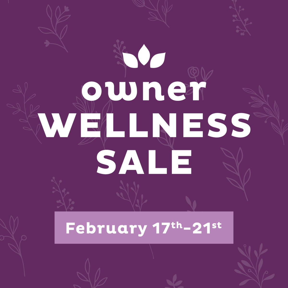 Owners, save the date for our Wellness Sale! From February 17th-21st, you get 20% off all supplements, body care, aromatherapy, and more in-store and online. Start your shopping list: shop.mmfc.coop/s/1000-1/b?g=M…. 🌿