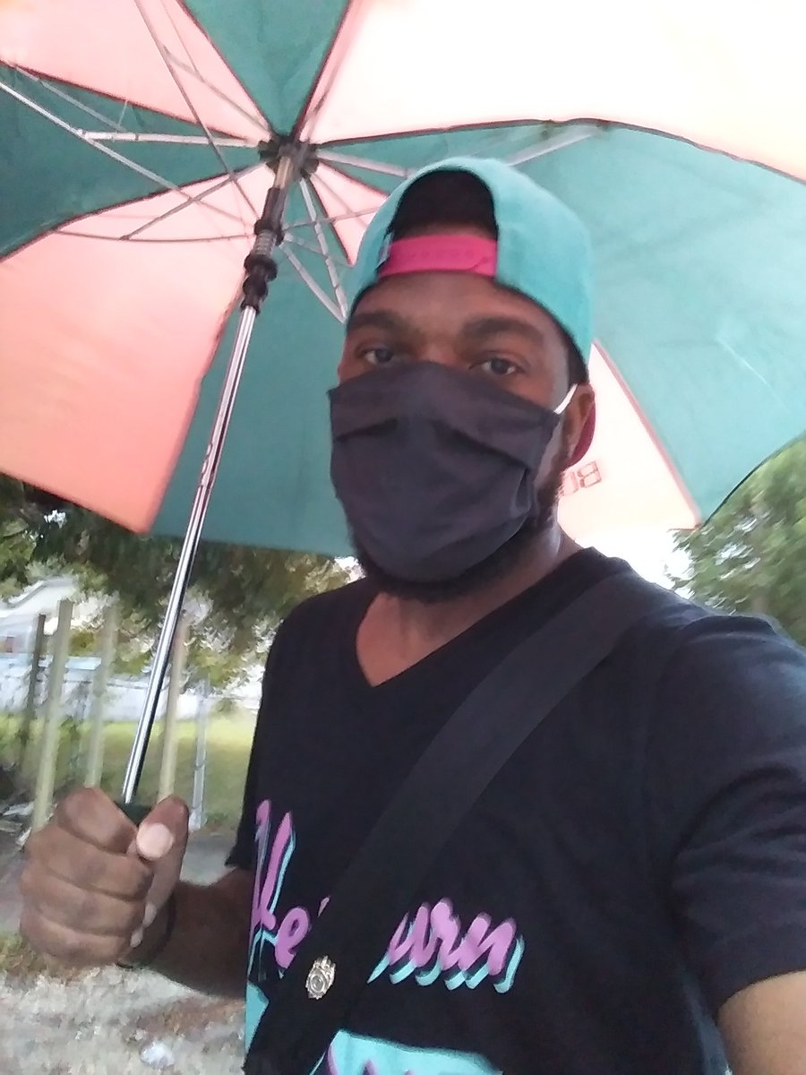 VOTEHEPBURN's tweet photo. 🔥 🔥🔥 38 Days straight and counting... #HepburnOnTheBlock does not stop just because it rains. 

This is our chance to push Miami forward and with the Fierce Urgency of Now -- I will visit every block that I'm campaigning to represent. 

#MiamiBorn #MiamiRaised #MiamiMade https://t.co/nqd5rKlGQK